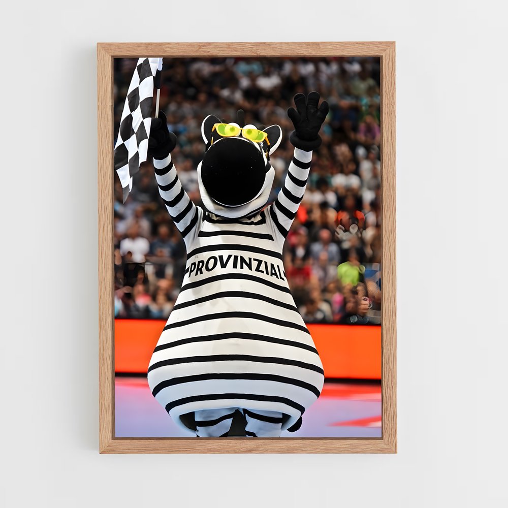 Poster Mascotte Stylée – affiche Handball (vue 4)